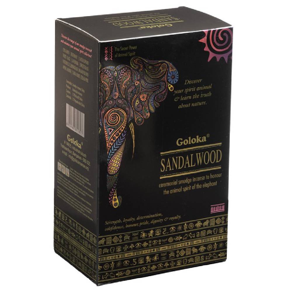 Smaržkociņi Goloka Elephant / Zilonis - Sandalwood / Sandalkoks 8gab / 29g