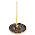 Ielādēt attēlu galerijas skatītājā, Turētājs Smaržkociņiem Lotus Lake Metal Incense Holder
