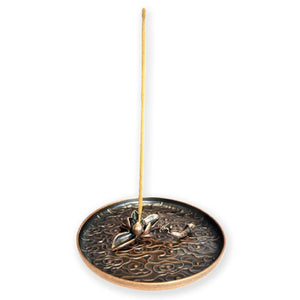 Turētājs Smaržkociņiem Lotus Lake Metal Incense Holder