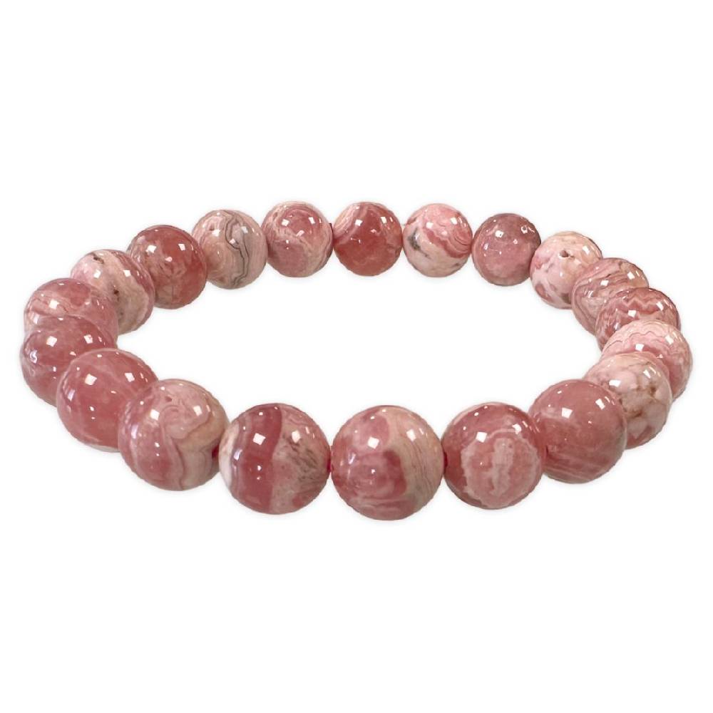 Rokassprādze Rodohrozīts Argentīna / Rhodochrosite AA 9-10mm