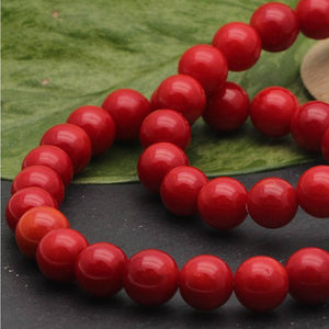 Rokassprādze Sarkani Koraļi / Red Coral 8mm