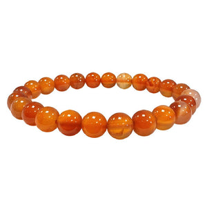 Rokassprādze Karneols Brazīlija / Carnelian 8mm