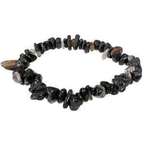 Rokassprādze Onikss / Melnais Onikss Brazīlija / Black Onyx Chips A