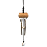 Загрузить изображение в средство просмотра галереи, Vēja Zvani Feng Shui Metal Wind Chime Square White 28cm
