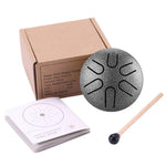 Load image into Gallery viewer, Zvanga MINI Steel Tongue Drum 8cm 6 notis
