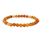 Загрузить изображение в средство просмотра галереи, Rokassprādze Karneols Brazīlija / Carnelian A 6mm
