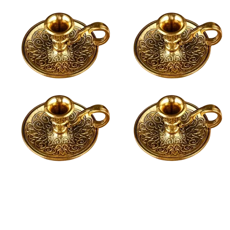 Metāla Svečturis Ancient Gold Ø1.5cm