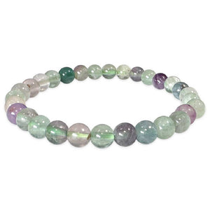 Rokassprādze Fluorīts Ķīna / Fluorite Multicolor 6-7mm