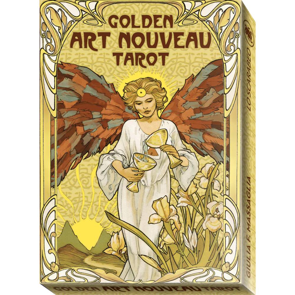 Golden Art Nouveau Grand Trumps Taro Kārtis