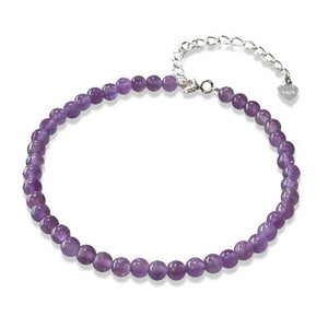 Rokassprādze Ametists un Sudrabs 925 Brazīlija / Amethyst & Silver 925 3-3.5mm