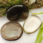 Load image into Gallery viewer, Akmens Dūmu Kvarcs / Smoky Quartz Chakra Stone 30-45mm
