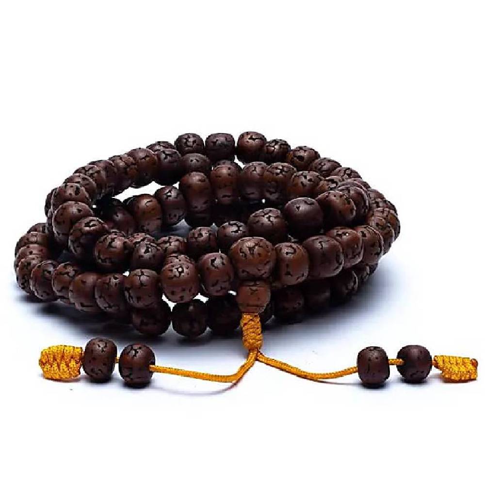 Mala Rudraksha 108 beads polished
 