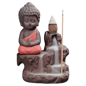 Turētājs konusiem ar krītošu dūmu efektu Little Buddha 12x9x7cm