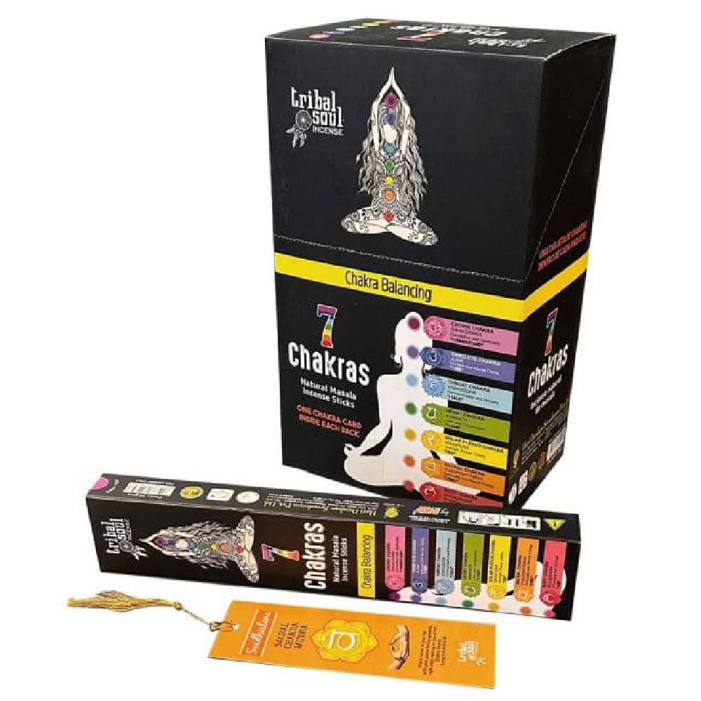 Smaržkociņi 7 Chakras Tribal Soul Incense 15gr