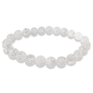 Bracelet iris rock crystal 8mm