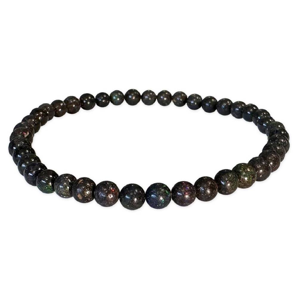 Rokassprādze Opāls / Melnais Opāls Austrālija / Black Opal AA 4-5mm