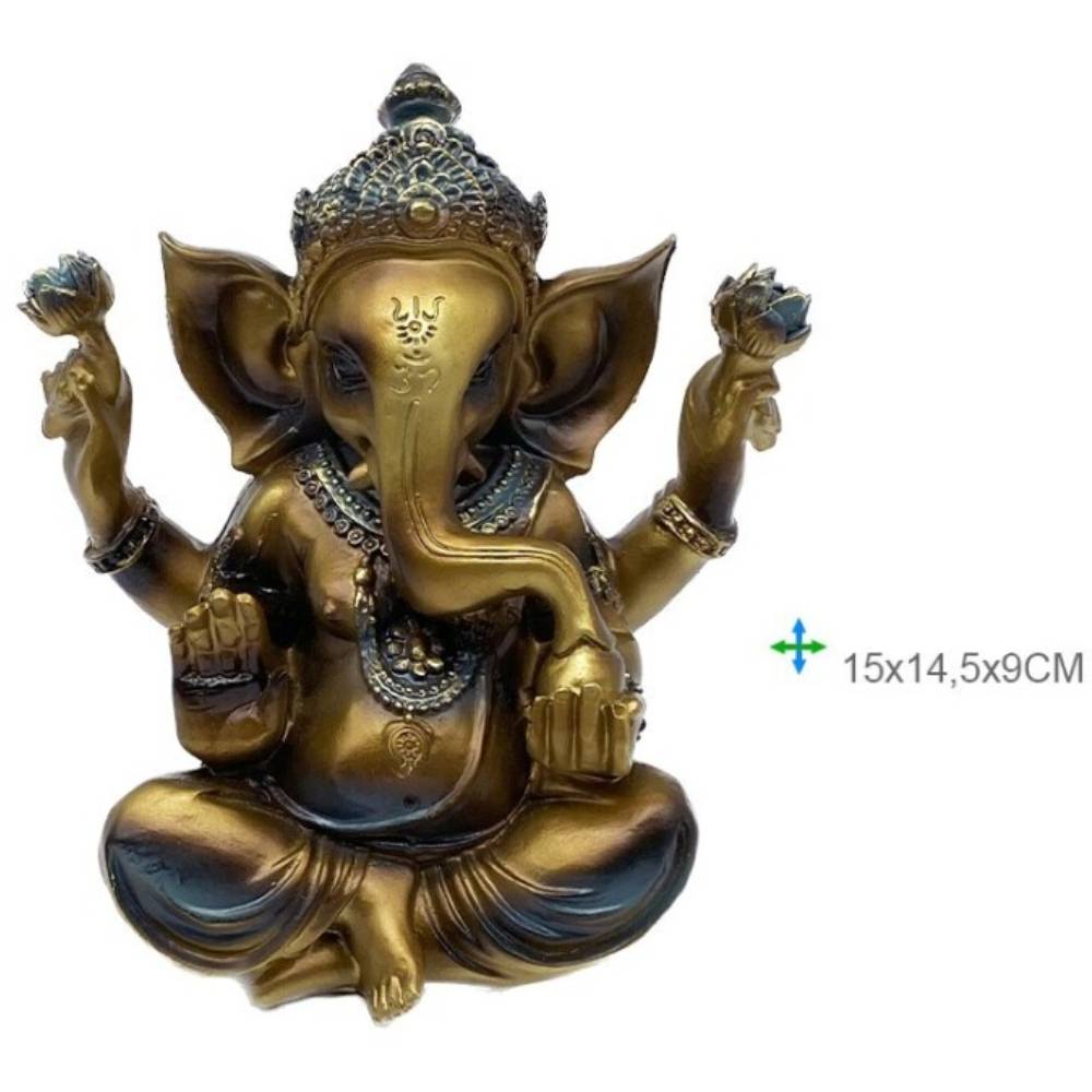 Statuja / Dēva Murti Ganeša / Ganesh 15x14.5x9cm