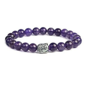 Rokassprādze Ametists Brazīlija / Amethyst & Buddha A 8mm