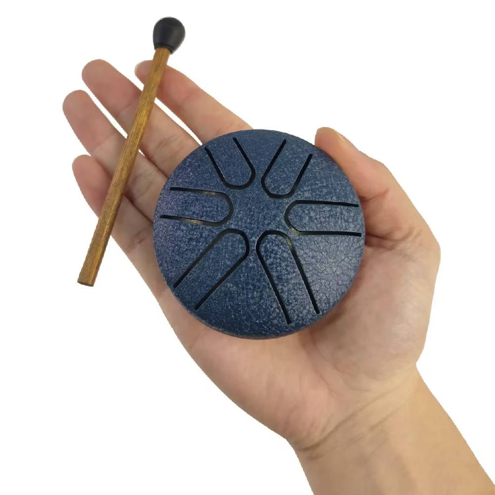 Zvanga MINI Steel Tongue Drum 8cm 6 notis