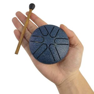 Zvanga MINI Steel Tongue Drum 8cm 6 notis