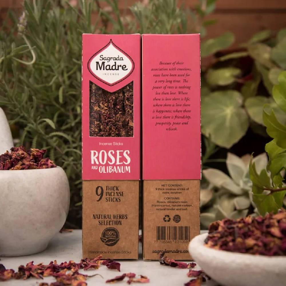 Sagrada Madre Herbal Roze un Vīraks / Roses and Olibanum 9gab