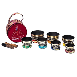 Dziedošās Bļodas ar somu 7 Chakra Set