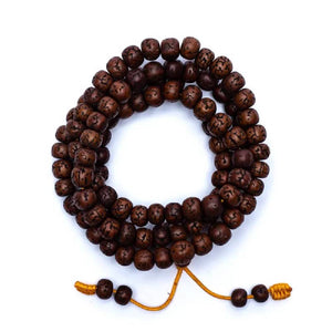 Mala Rudraksha 108 beads polished
 