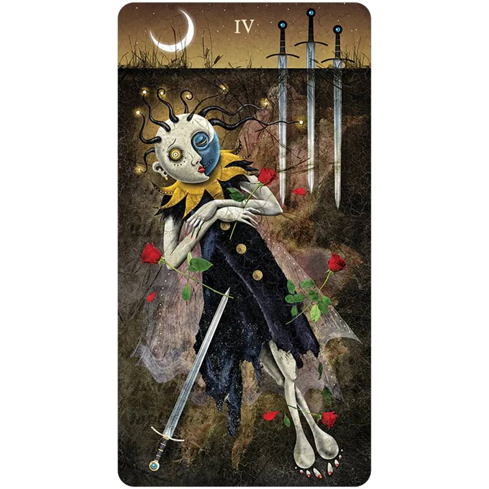 Deviant Moon Tarot Borderless Miniature Edition Taro Kārtis