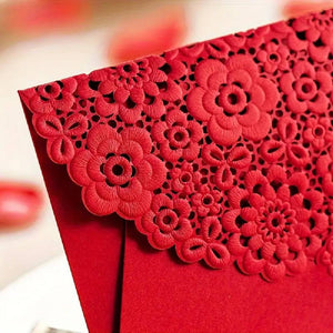 Tradicionālā Ķīniešu Sarkanā Aploksne Chinese Lucky Red Envelope Flowers