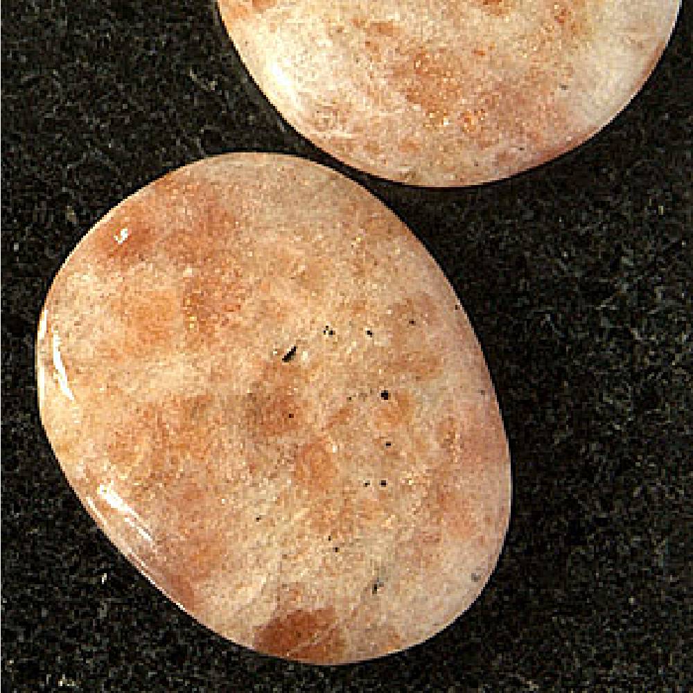 Akmens Saulesakmens Tanzānija / Sunstone Chakra Stone 35-45mm