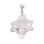 Ielādēt attēlu galerijas skatītājā, Kulons Merkaba Kalnu Kristāls / Clear Quartz Pendant
