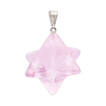 Ielādēt attēlu galerijas skatītājā, Kulons Merkaba Rozā Kvarcs / Rose Quartz Pendant
