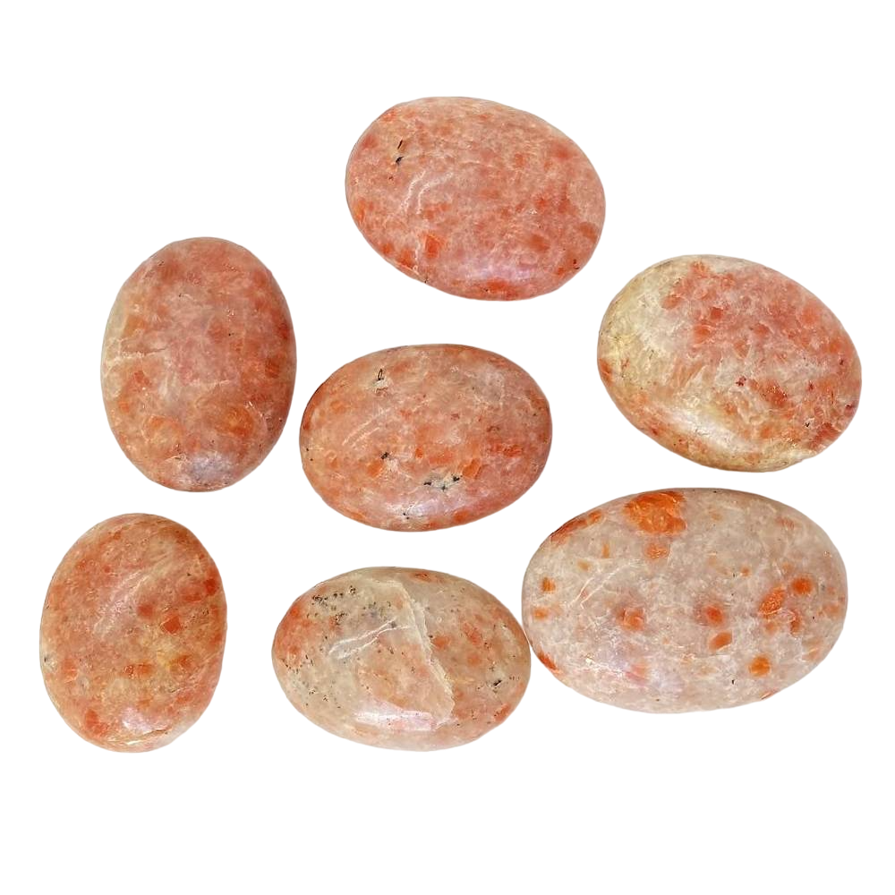 Akmens Saulesakmens Tanzānija / Sunstone Chakra Stone 35-45mm