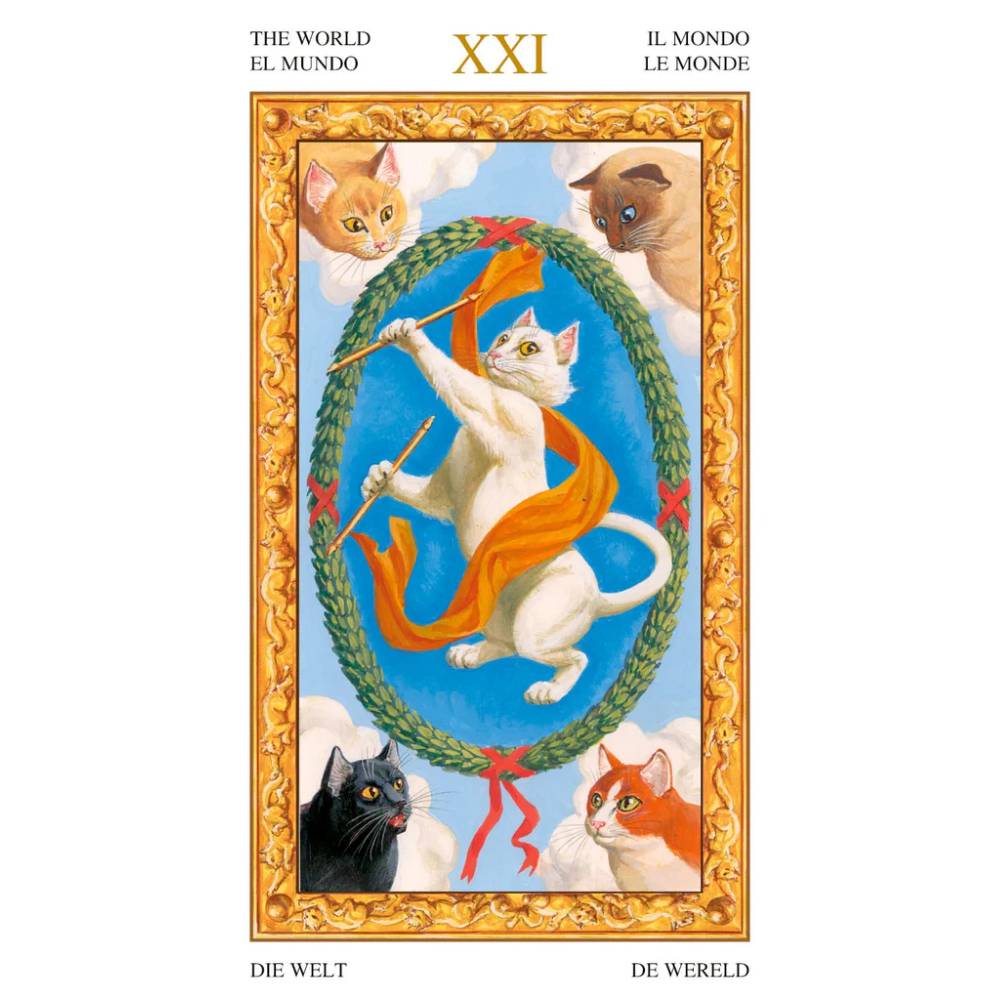 Tarot of White Cats Taro Kārtis