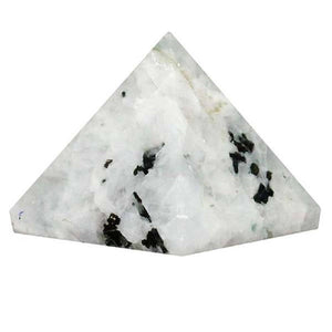 Piramīda Mēnessakmens / Varavīksnes Mēnessakmens / Rainbow Moonstone Pyramid 25-30mm