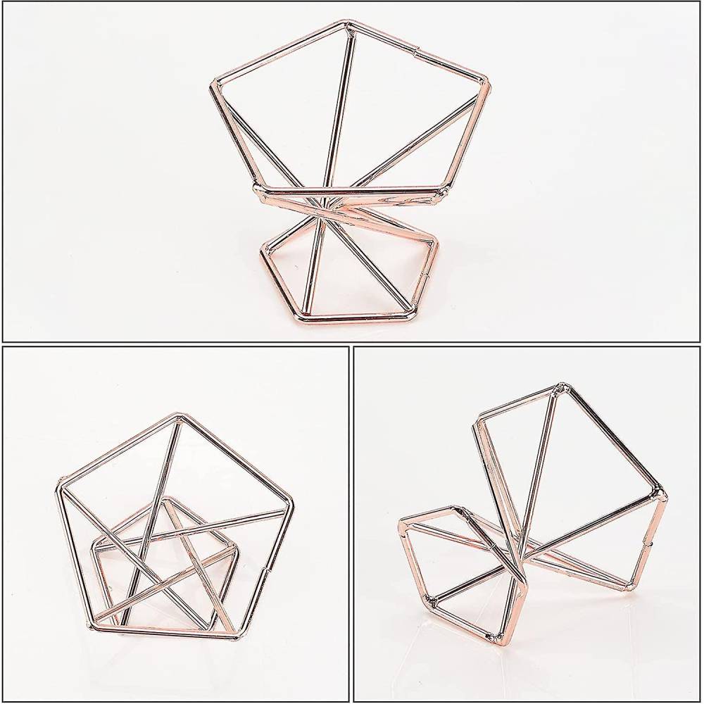 Statīvs Akmeņiem Geometric Copper 4x5.5cm