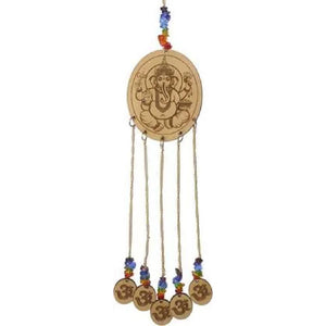 Vēja Zvani Feng Shui Wooden Wind Chimes GANESHA