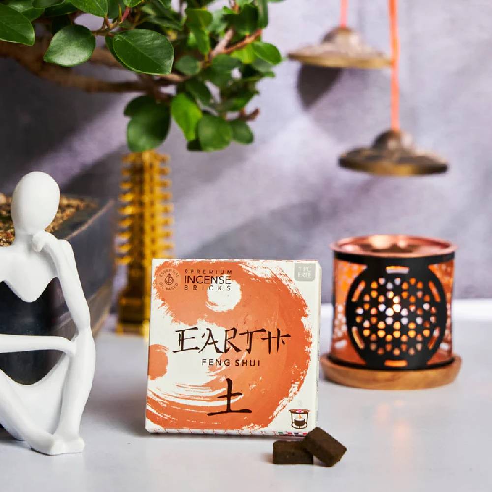 Aromātiskās Briketes Aromafume Feng Shui Earth / Zeme 40g