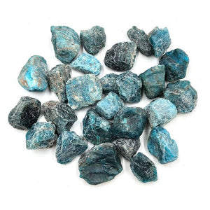 Neapstrādāts Akmens Apatīts / Zilais Apatīts Madagaskara / Blue Apatite