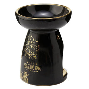 Aroma Lampa Keramika Golden Tree Black 11.5cm