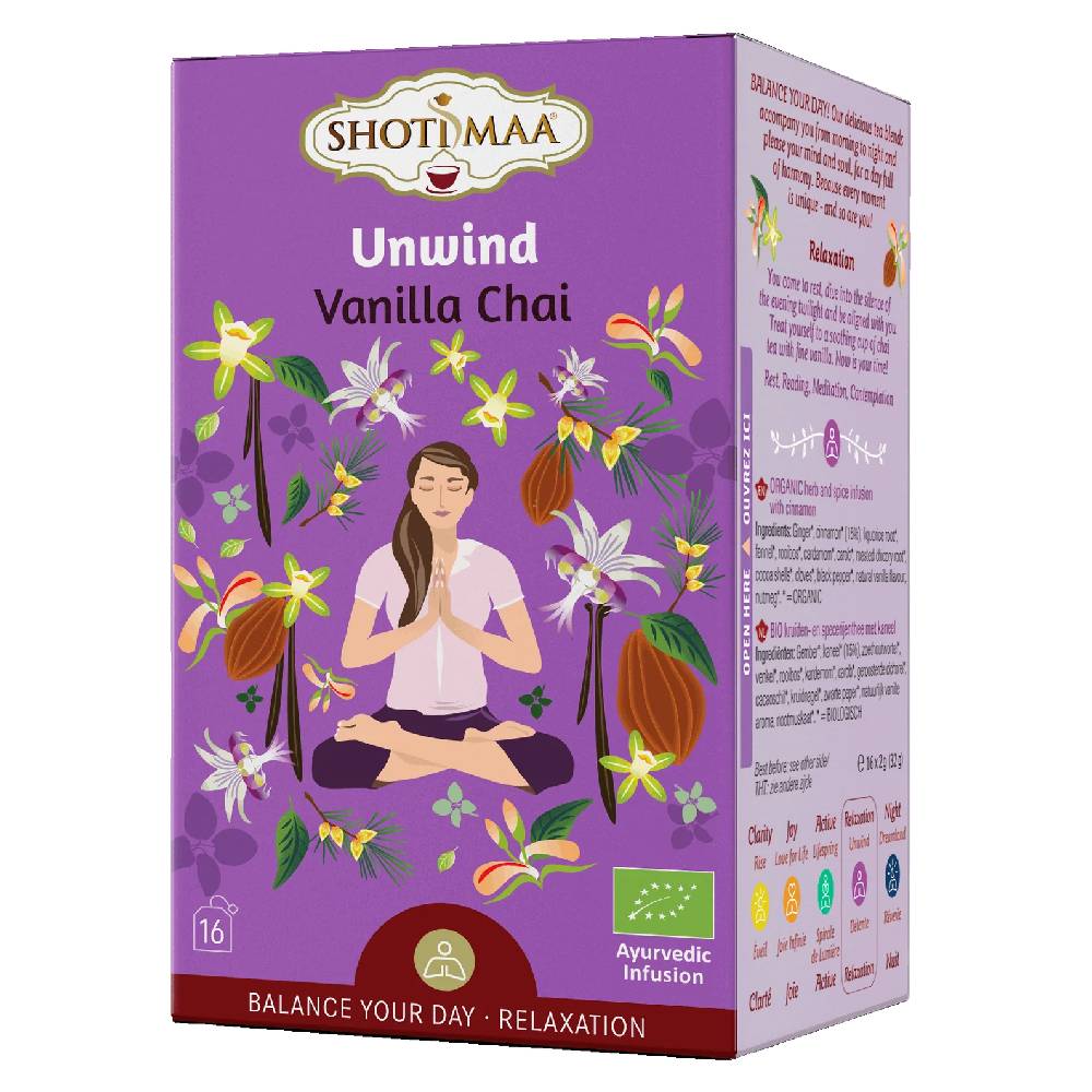 Shoti Maa Unwind organic herbal tea