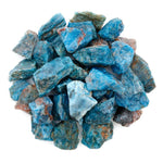 Ielādēt attēlu galerijas skatītājā, Neapstrādāts Akmens Apatīts / Zilais Apatīts Madagaskara / Blue Apatite
