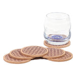 Load image into Gallery viewer, Flower of life coasters cork Ø8cm
