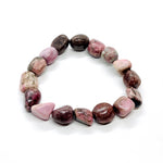 Load image into Gallery viewer, Rokassprādze Rodonīts Madagaskara / Rhodonite Tumbled Stones A
