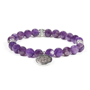 Rokassprādze Ametists / Amethyst & Buddha 8mm