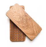 Load image into Gallery viewer, Oak wood Sadhu Board with copper nails &quot;Metatron&#39;s Cube&quot; 9mm / 10mm / 11mm
