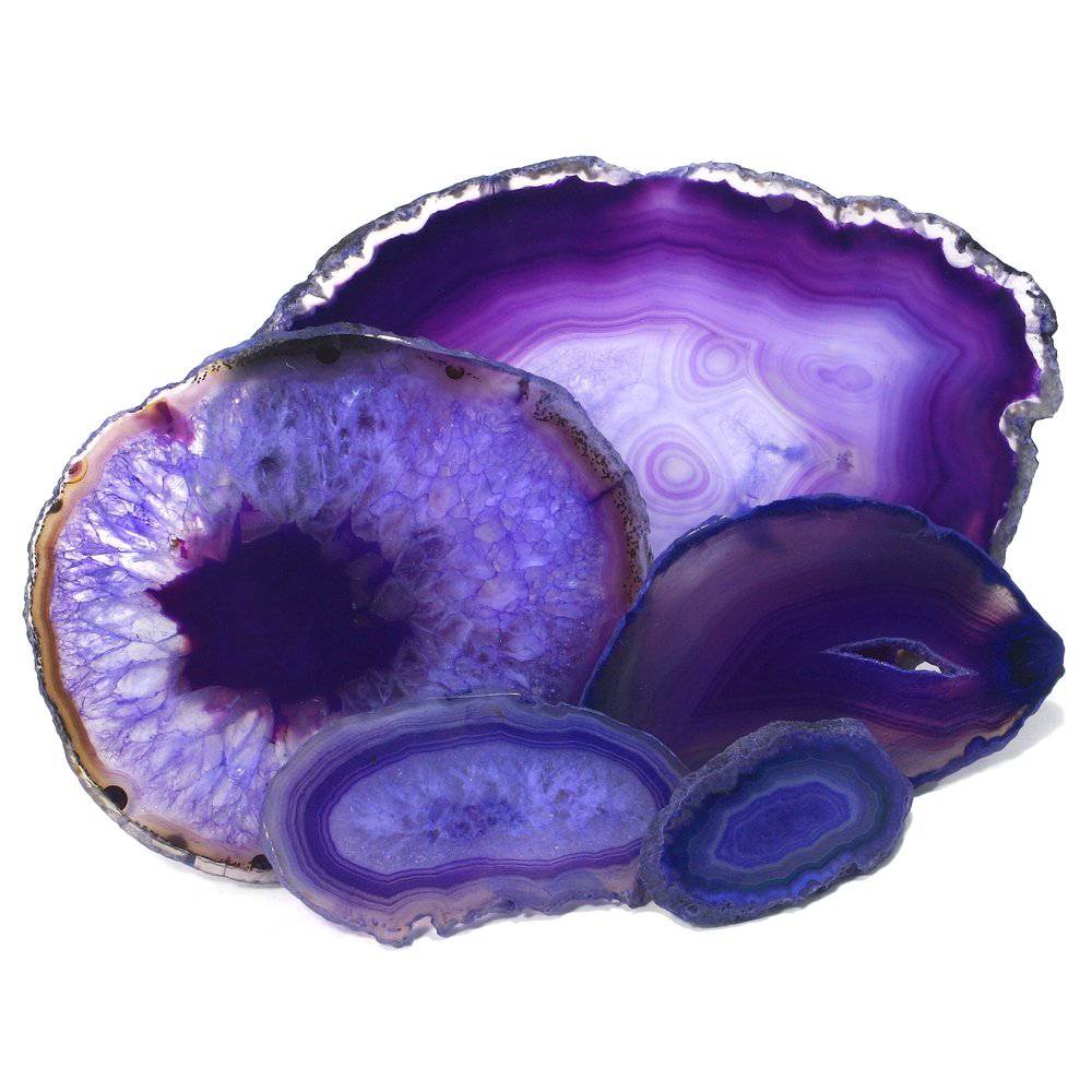 Akmens Ahāts / Ahāta Šķēles / Agate Slice