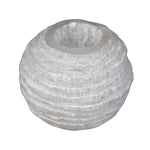 Ielādēt attēlu galerijas skatītājā, Svečturis Selenīts / Selenite Snowball Candle Holder 8cm
