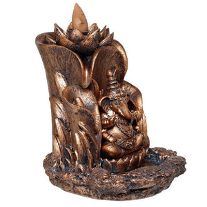 Turētājs konusiem ar krītošu dūmu efektu Ganesh with Lotus 13.5cm