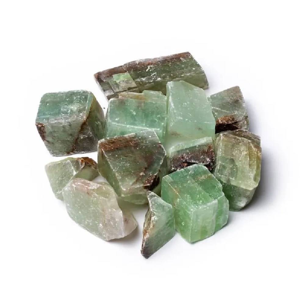 Neapstrādāts Akmens Kalcīts / Zaļais Kalcīts Meksika / Green Calcite